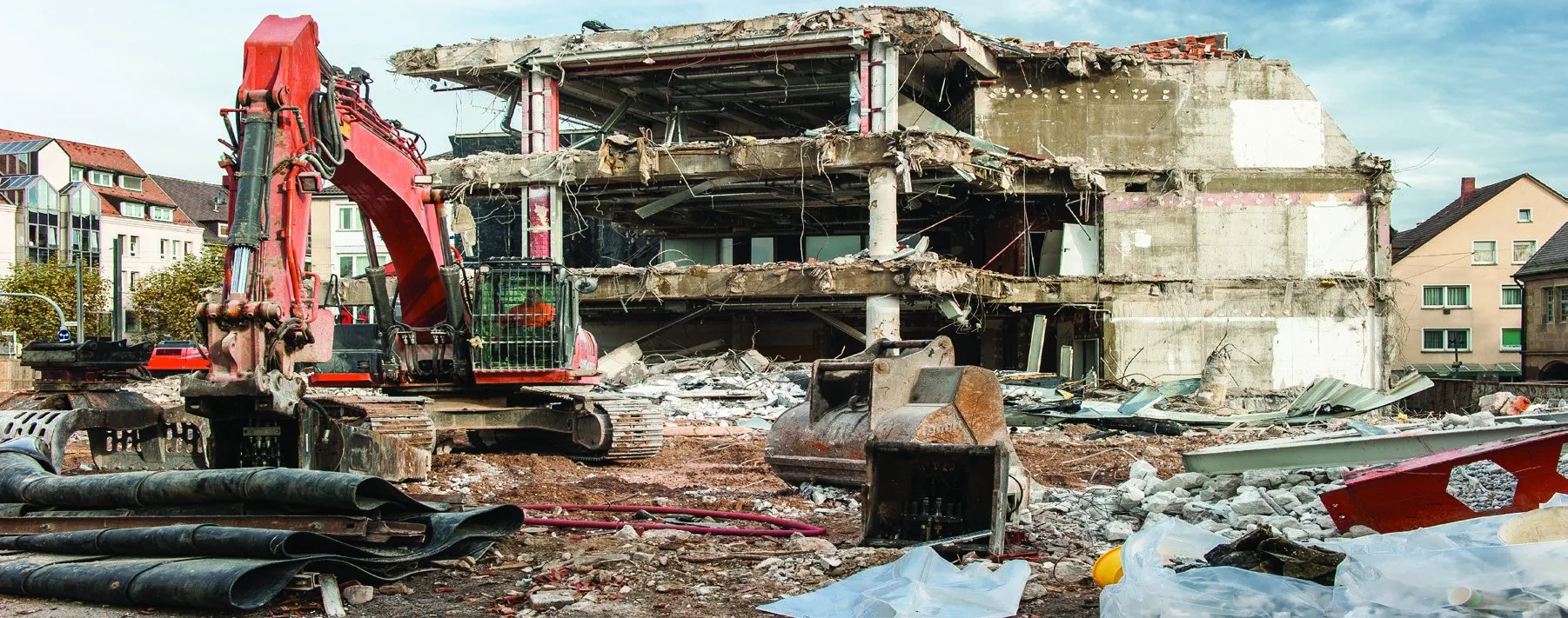 Professional demolition project by Express Recycling